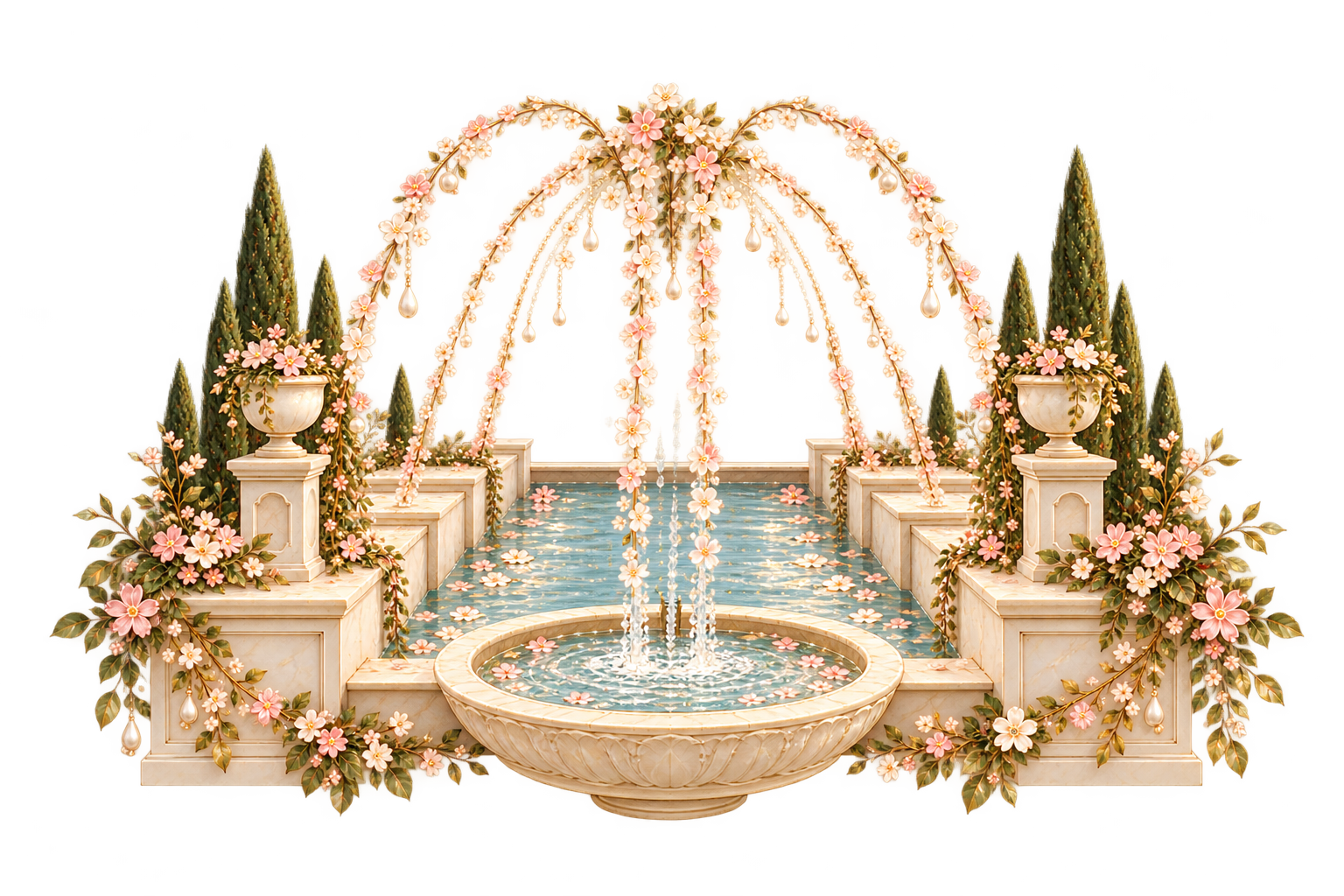 Garden fountain
